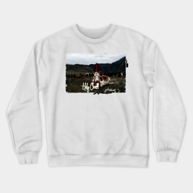 Holy cow!!! Crewneck Sweatshirt by CrawfordFlemingDesigns